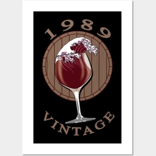 Wine Lover Birthday - 1989 Vintage Posters and Art
